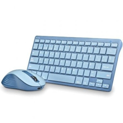 Teclado e Rato Inalámbricos NGS Fantasy Kit Blue