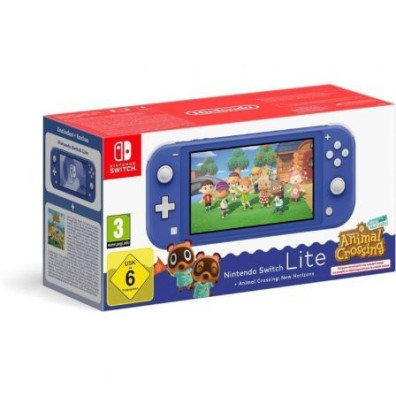 Nintendo Switch Lite Azul + Animal Crossing New Horizons (Edição Especial)