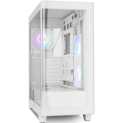 Caixa Gaming Semitorre Nox Hummer ETHER - Compra Online - Blanca
