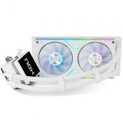 Sistema de Refrigeração Líquida Nox M-240 LCD - Controle de Temperatura - Branco