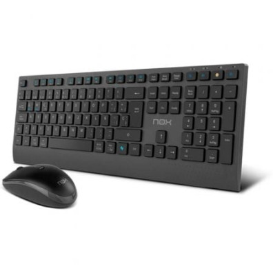 Teclado Inalámbrico e Raton Nox Lite Duo