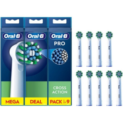 Oral-B Pro Cross Action - Pack 9 uds