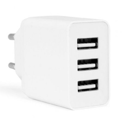 Carregador de Pared Orbegozo 3xUSB EN 1100 - Acessórios para Smartphones