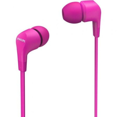 Auriculares Intrauditivos Philips TAE1105PK com Micrófono Jack 3.5