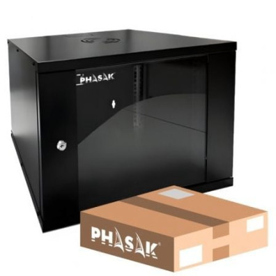 Armario Rack Mural Desmontado Phasak PHO 2007D/ 19" - Solução Robusta para Conectividade