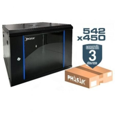 Armario Rack Mural Desmontado Phasak PHO 2212D/ 19" - Solução de Organização e Proteção