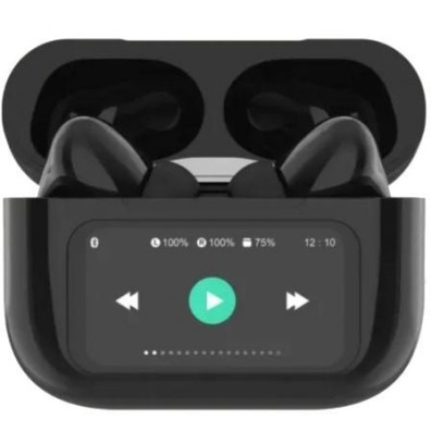 Auriculares Bluetooth Qubo TWS-400BK com caixa de carga - Autonomia 4h