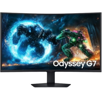 Monitor Gaming Curvo Samsung Odyssey G7 G75F 37" 4K 1ms 165Hz VA Regulable em altura