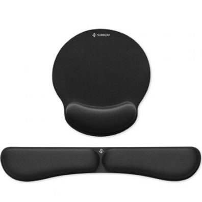 Pack de Reposamuñecas e Alfombrilla Ergonómica Subblim Ergo MemoryFlex - Ergomia para Escritório