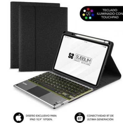Base para Tablet iPad 10.9" 10a Gen com Teclado Subblim KeyTab Pro BT