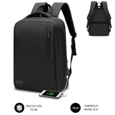 Subblim City Mochila para portátil 15.6 Preto - Preto