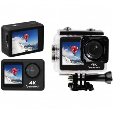 Câmera Digital Desportiva Sunstech Adventure 4K/ 16MP/ Ângulo de visão 170o