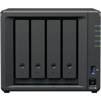 NAS Synology Diskstation DS925+/ 4 Bahias 3.5"- 2.5"/ 4GB DDR4