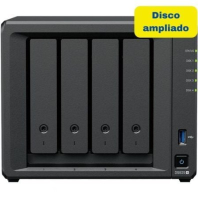 NAS Synology Diskstation DS925+ - 16TB, 4 Bahias 3.5" - 2.5", 4GB DDR4