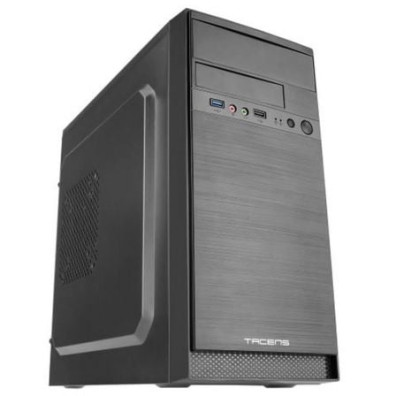 CAIXA MICROATX TACENS ANIMA AC4 USB3.0 USB2.0 FULL BLACK SSD SEM FUENTE DE ALIMENTACION
