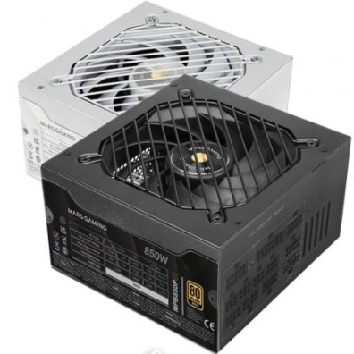 Fonte de Alimentação Mars Gaming 850W com Ventilador de 14cm