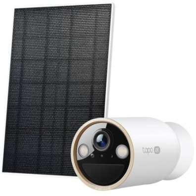 CAMARA IP EXTERIOR WIFI TP-LINK TAPO C460 ALIMENTADA POR PANEL SOLAR COM BATERIA 4K - Inclui Painel Solar
