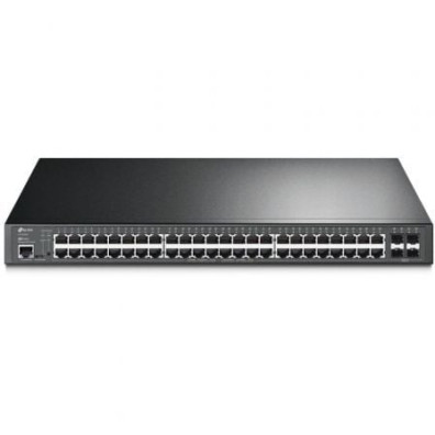 Switch Gerenciador TP-LINK TL-SG3452 48P PoE+ Giga L2 - 4 Ranuras Gigabit SFP