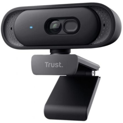 WEBCAM TRUST TOMAR 2K QHD 2560x1440 30FPS FOV 76 Graus USB Preto - 2560 x 1440 QHD