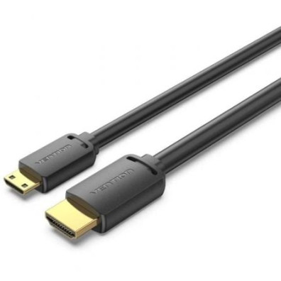 Cabo HDMI 4K Vention AGHBG Macho a Mini HDMI Macho 3m