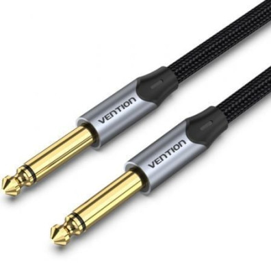 Cabo Estéreo Vention Jack 6.5 Macho - 6.5 Macho 1.5m
