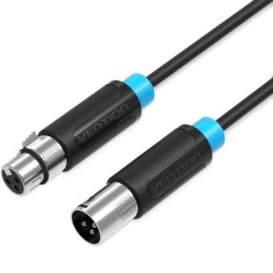 Cabo Estéreo Vention XLR Macho - XLR Hembra/ 10m