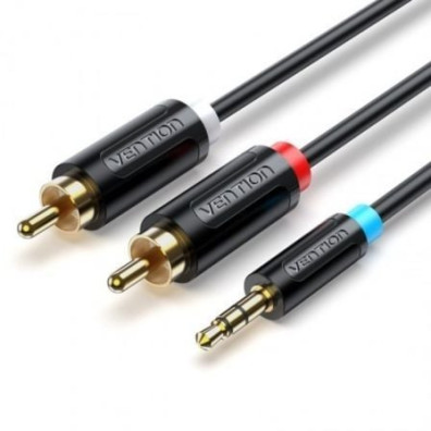 Cabo Estéreo Vention Jack 3.5 Macho a 2x RCA Macho/ 1m