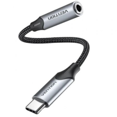 Conversor Vention Jack 3.5 Hembra USB Tipo-C Macho 1m