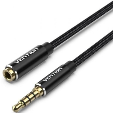 Cabo Estéreo Vention 3.5mm Macho a 3.5mm Hembra de 3m