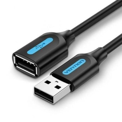 Cabo Alargador USB 2.0 Vention 5m - Macho a Hembra 480Mbps