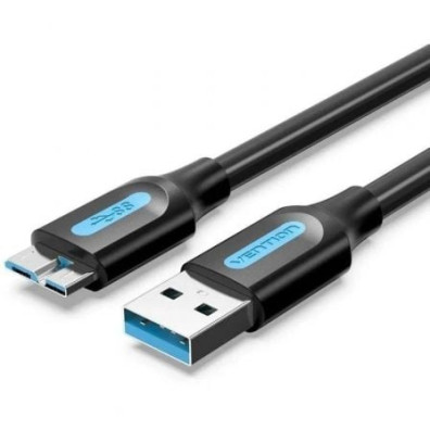 Cabo Vention USB 3.0 - USB Macho a MicroUSB Macho 5Gbps 10W 50cm