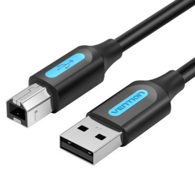 Cabo USB Impressora Vention COQBI 2.0 - Tipo-B Macho a USB Macho 480Mbps 3m
