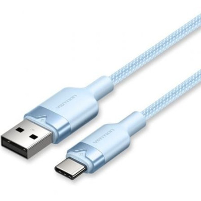 Cabo USB Tipo-C Vention CTNLH - USB 2.0 Tipo-C Macho a USB Macho, Até 60W, 480Mbps, 2m
