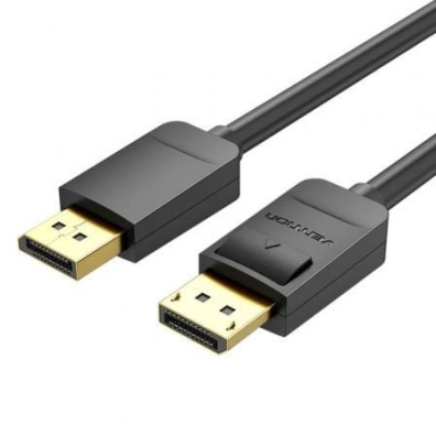 Cabo DisplayPort 1.2 4K Vention 1.5m - Conector DisplayPort Macho a Macho