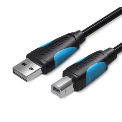 Cabo Impressora USB 2.0 Vention VAS-A16-B1000 10m - USB Tipo-B Macho/ USB Macho 480Mbps