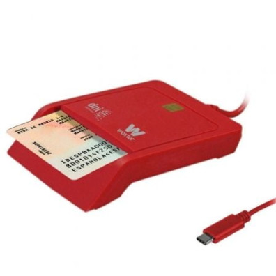 Leitor de DNI e Cartões Woxter USB Tipo-C PE26-199