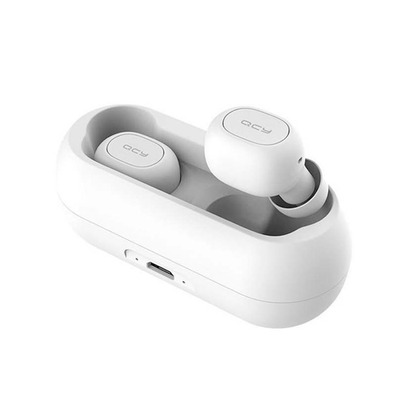 Fones de ouvido Bluetooth 5.0 QCY - QS1 Branco