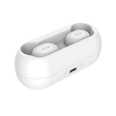 Fones de ouvido Bluetooth 5.0 QCY - QS1 Branco