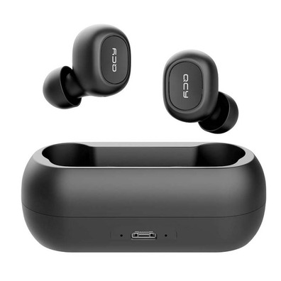 Fones de ouvido Bluetooth 5.0 QCY - QS1 Preto