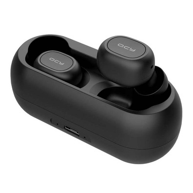 Fones de ouvido Bluetooth 5.0 QCY - QS1 Preto