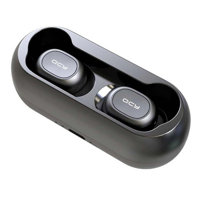 Fones de ouvido Bluetooth 5.0 QCY - QS1 Preto