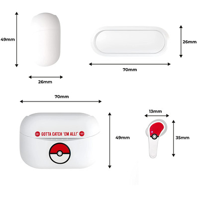 Auriculares Bluetooth OTL Pokemon Pokeball