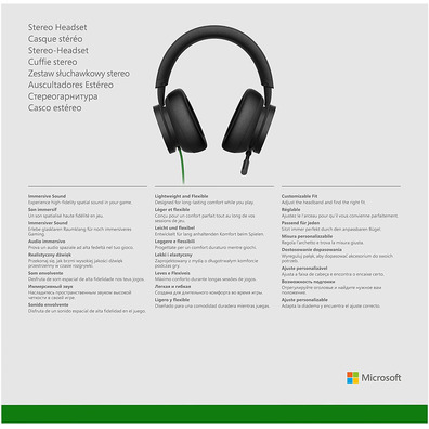 Auriculares con cabo Stereo Headset Xbox Series X/S