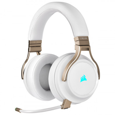 Auriculares Corsair Virtuoso RGB Branco / Ouro