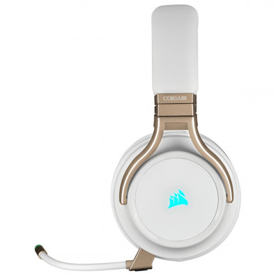 Auriculares Corsair Virtuoso RGB Branco / Ouro