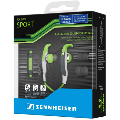 Auscultadores desportivos Sennheiser PMX 686G Sports