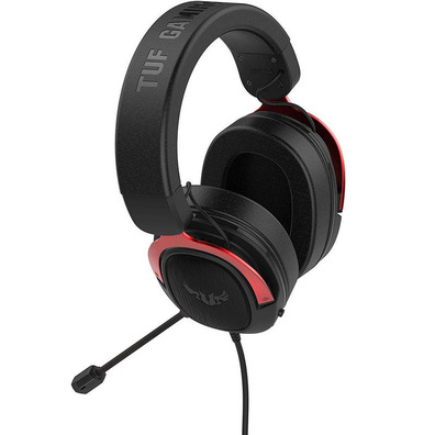 Headset Gaming ASUS TUF H3 Vermelho