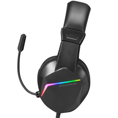 Auriculares Gaming Mars Gaming MH122 Preto - Multimédia