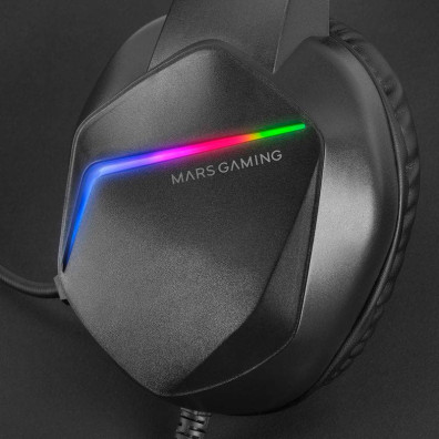 Auriculares Gaming Mars Gaming MH122 Preto - Multimédia