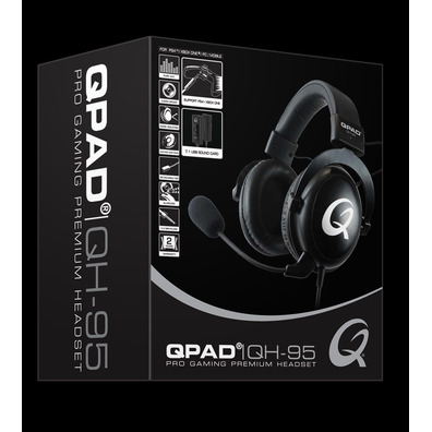 Auriculares Gaming QPAD QH 95 High End Stereo 7,1 USB